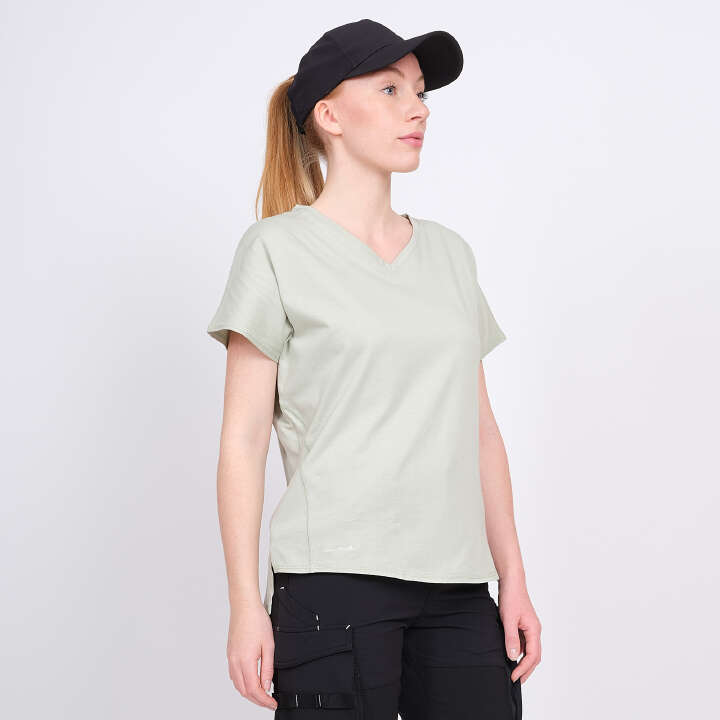 NW NINE WORTHS Damen Kurzarm Arbeits-T-Shirt Blair